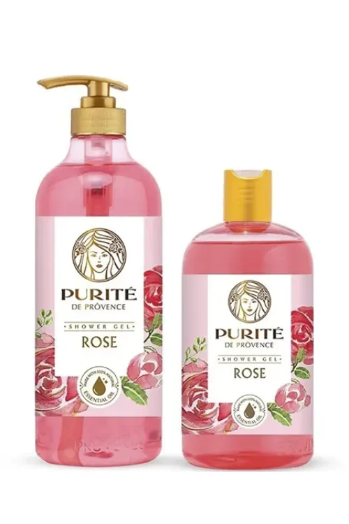 Combo 2 Chai Sữa Tắm Purité Hương Hoa Hồng 850ML Và 250ML