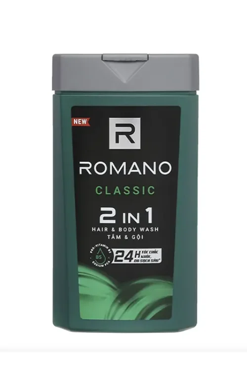 Tắm Gội Hương Nước Hoa Romano Classic 180Gr