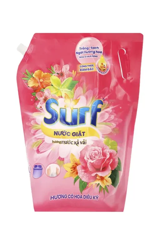 Nước Giặt Surf Hương Cỏ Hoa Diệu Kỳ – 3600ml