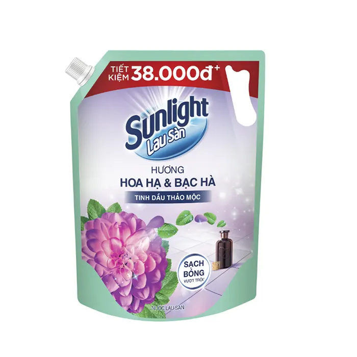 Nước Lau Sàn Sunlight Hương Hoa Hạ & Bạc Hà – 3600ml