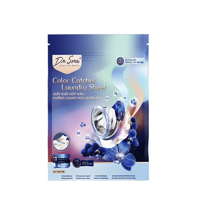 Giấy Giặt Color Catcher Laundry Sheet Orchid